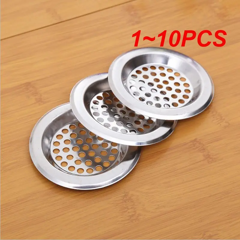 

1~10PCS Kitchen Sink Stop Sink Strainer Filter Stainless Steel Bathtub Hair Catcher Stopper Shower Drain Hole Filter Kitchen