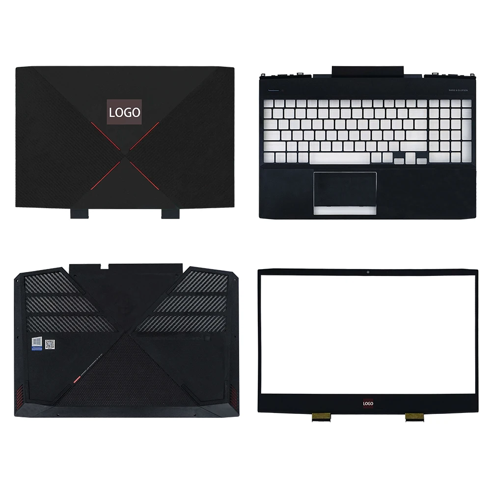 HP Omen 4/5 15-DC TPN-Q211 공기 배출구 용 새 노트북 새 냉각 커버 스탠드 부품 노트북 라디에이터 교체 오른쪽 및 왼쪽