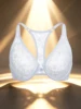 102963-ecf7dc.jpg Soutien-gorge à armatures en dentelle avec boutons sur le devant pour femme, broderie élégante, dos magnifique, lingerie grande taille, bonnets A B C D E F
