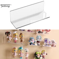 Self-Adhesive Transparent Acrylic Wall Mounted Figures Display Shelf Character Models Storage Rack Toy Stand Aromatherapy Holder 1
