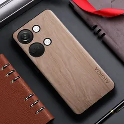 Bamboo Wood Pattern Explosion-Proof Back Cover Case for OnePlus Nord 3 (WT)
