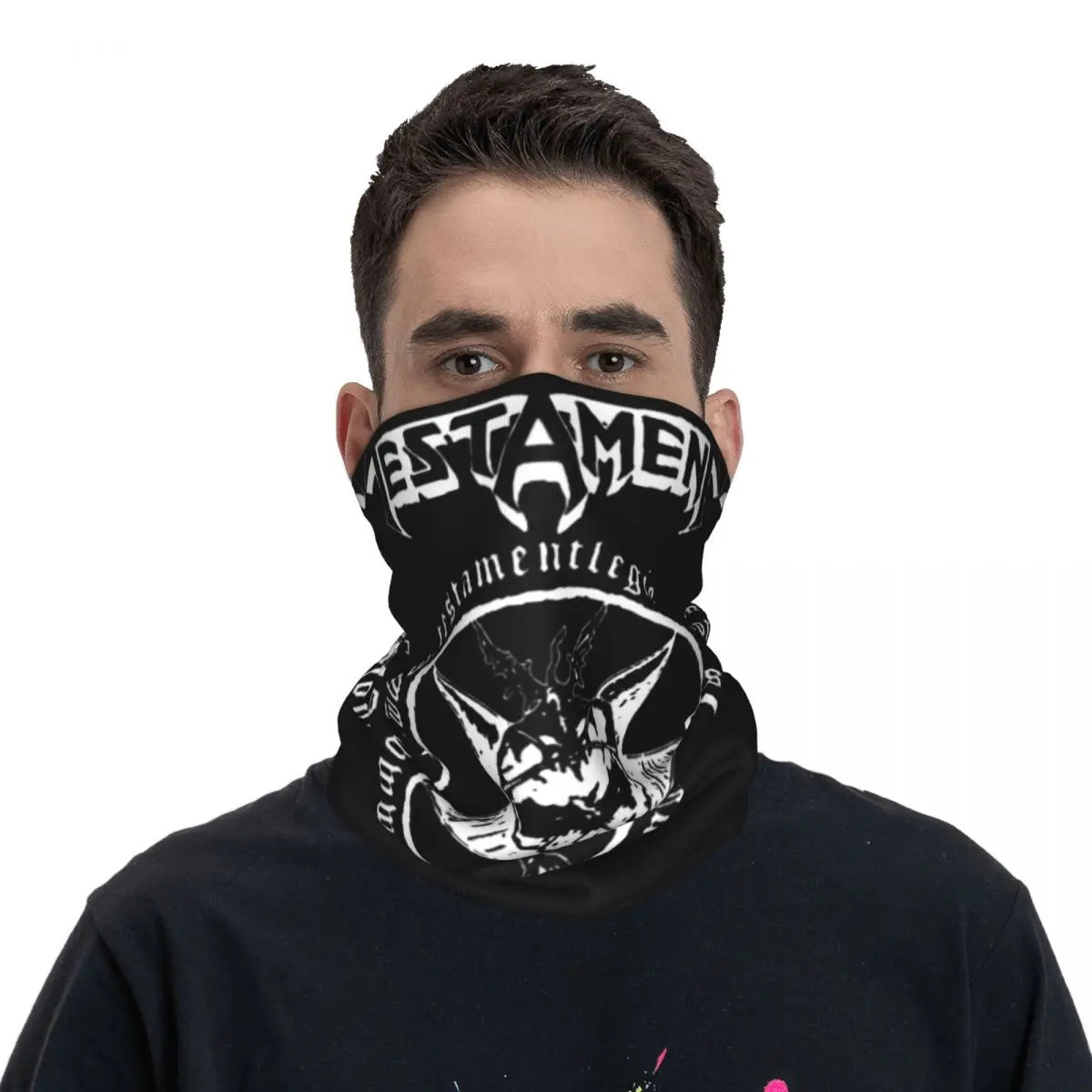 2023 темпераментная тонкая металлическая лента, женская шея, винтажный шарф с принтом, многофункциональная Балаклава для пеших прогулок, дышащая