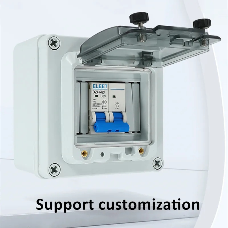 IP67 Waterproof Distribution Box With Visible Protective Window PC Cover for Circuit Breakers Switches Anti-touch Junction Box electrical junction box electrical box electrical distribution box