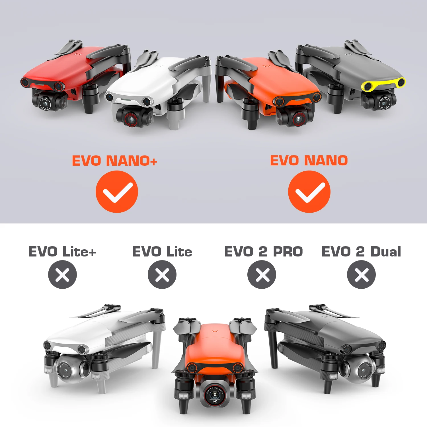 Autel Robotics EVO Nano Series Drone Accessories Propeller Landing Pad Multi-Charger Propeller Guard For EVO Camera Drone