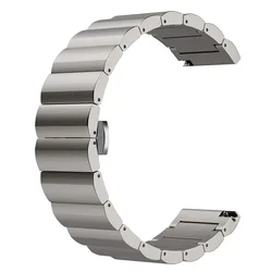 Premium 22mm Titanium Wristband Replacement Bracelet - 22mm (Titanium color)