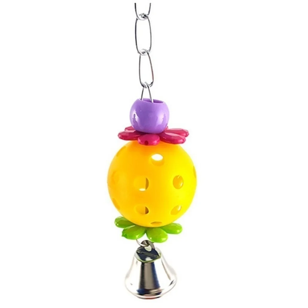 Pet Bird Bites Toy Parrot Chew Ball Swing Cage Hanging Cockatiel Birds Toys
