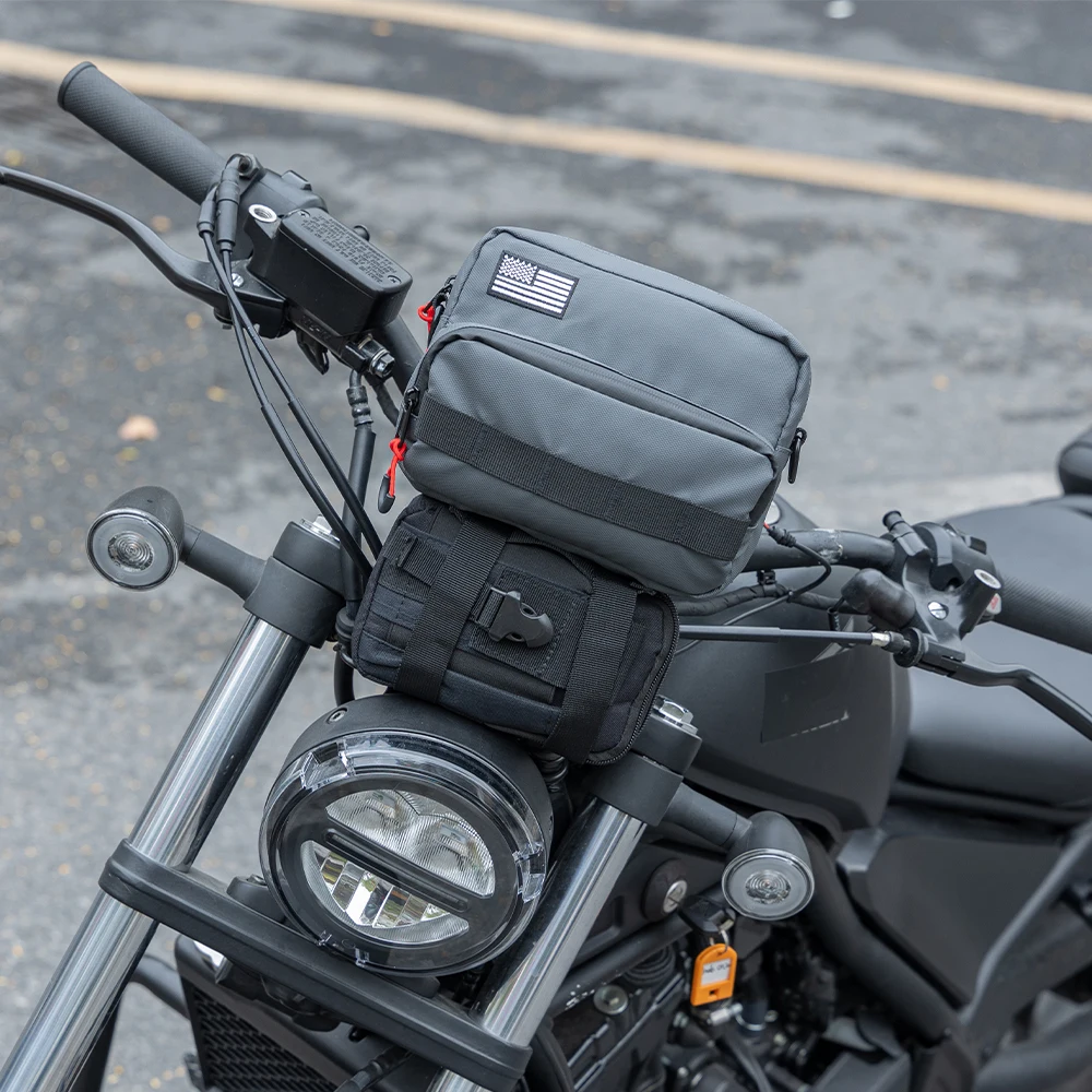 Borsa Portaoggetti Universale per Manubrio Moto - immagine 4