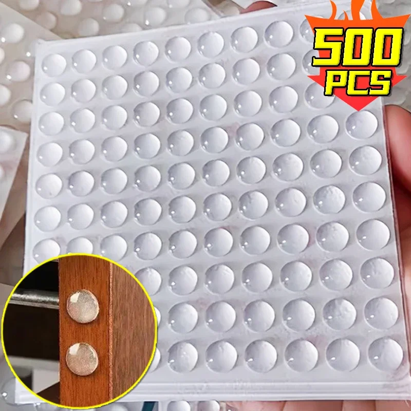 Silicone Furniture Pads Self-Adhesive Clear Door Stop Rubber Damper er Cabinet Bumpers Cushion Protective Pads