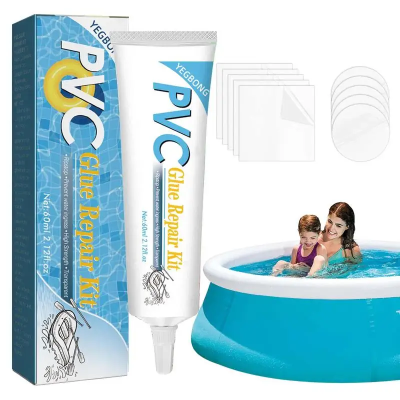 

Inflatable Pool Patch Kit PVC Air Mattresses Pool Patch Repair Set Waterproof Outdoor Indoor Inflatables Maintenance For