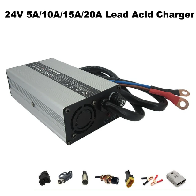 24 V 5a 10a 15a Blei Säure E-Bike Batterie ladegerät 24 Volt 28,8 V 20a  Elektro fahrrad Fahrrad Rollstuhl Motorrad RV Schnell ladegerät - AliExpress