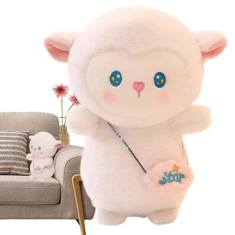 

Мягкое Животное из ягненка, удобное мягкое животное из ягненка, Очаровательная детская подушка, подарки на день Святого Валентина, плюшевая кукла, мягкая плюшевая кукла