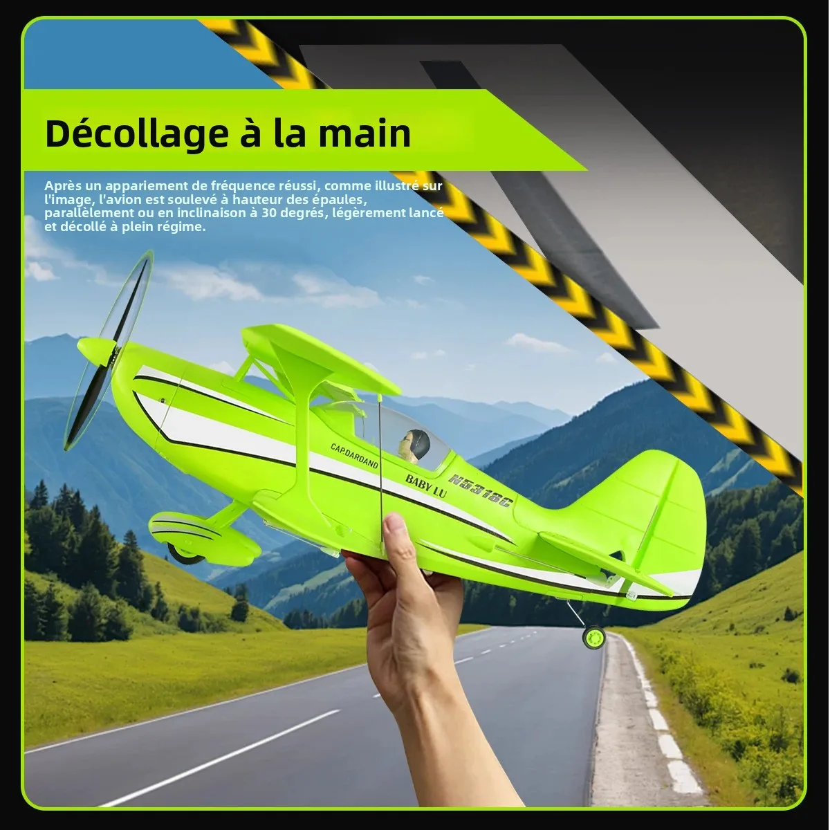 WLtoys A310 Avion RC Planeur 4CH Brushless 3D/6G EPP