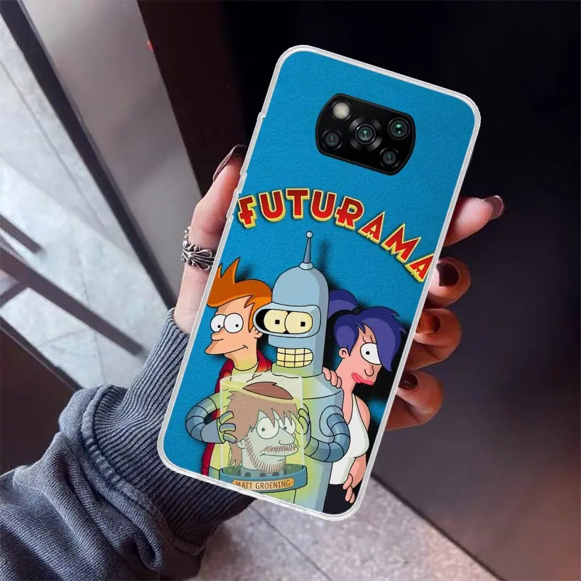 Cartoon Futurama-Themed Phone Case - Colorful & Durable Design