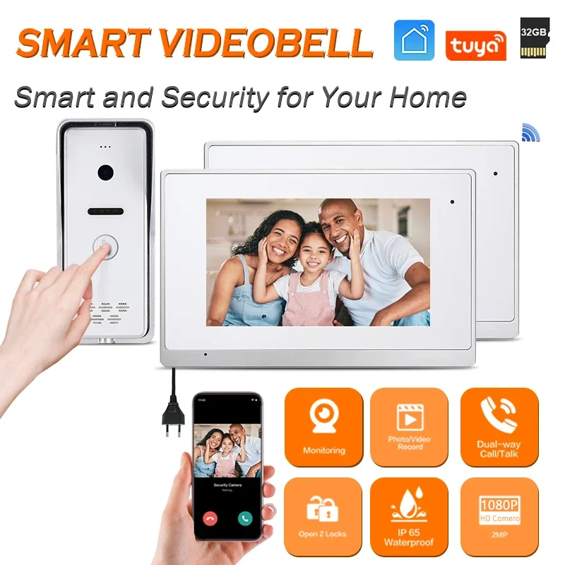 

Low Price Record Video Door Phone 9 Inch Image Memory Smart Doorbell Board Face Snap Picture Large Screen Fuses Damaged