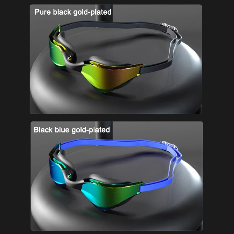High Definition Waterproof And Anti Fog Adult Swimming Goggles Professional And Comfortable Electroplated Swimming Goggles