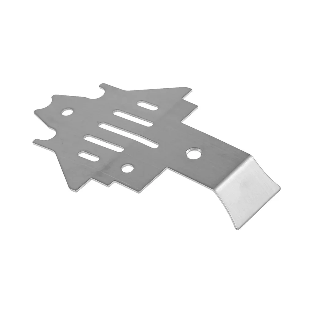 Stainless Steel Chassis Armor Axle Protector Skid Plate for 1/10 RC Crawler TRX4 TRX-4 Upgrade Part