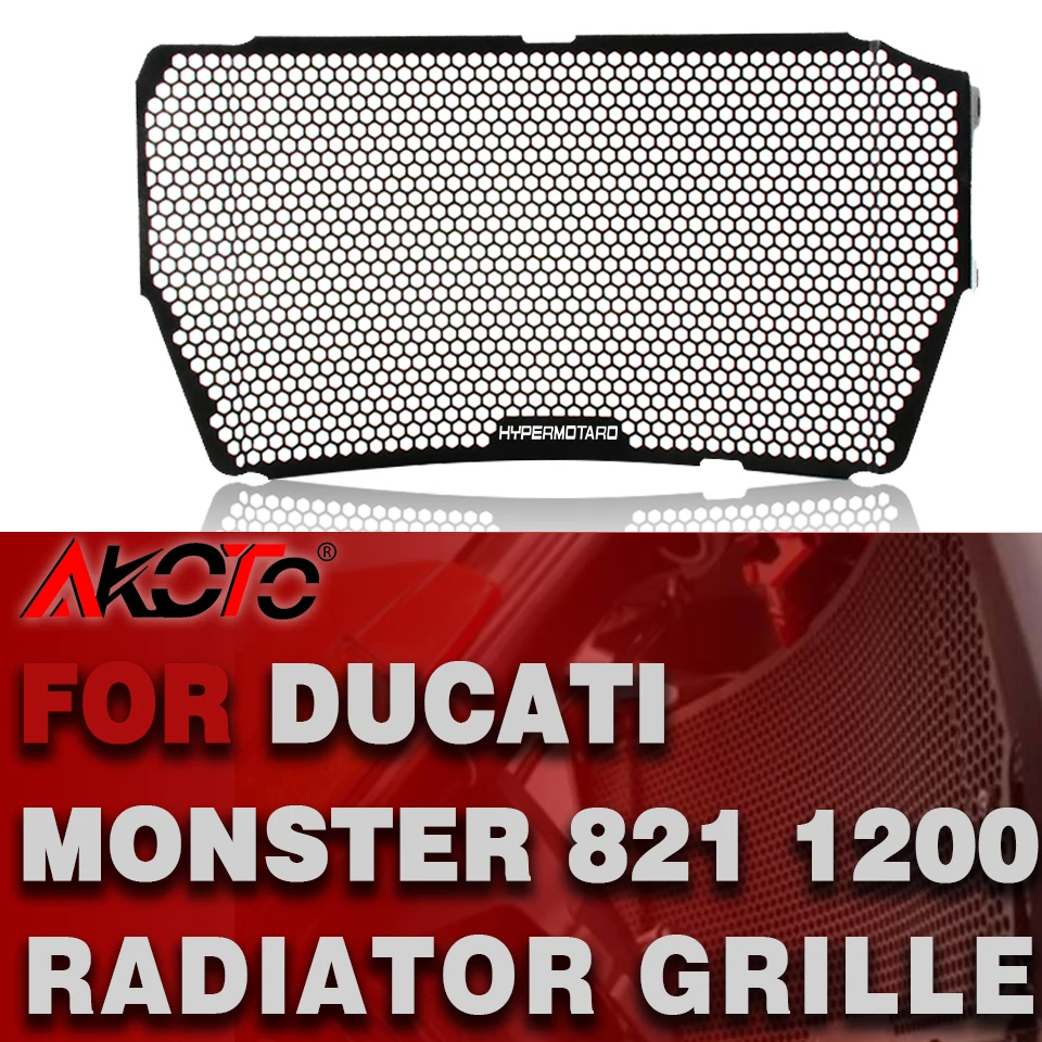 

For Ducati Monster 1200 821 Diavel 1260 S/R Hypermotard 950 SP Super Sport 950 Motorcycle Radiator Grille Guard Protector Cover