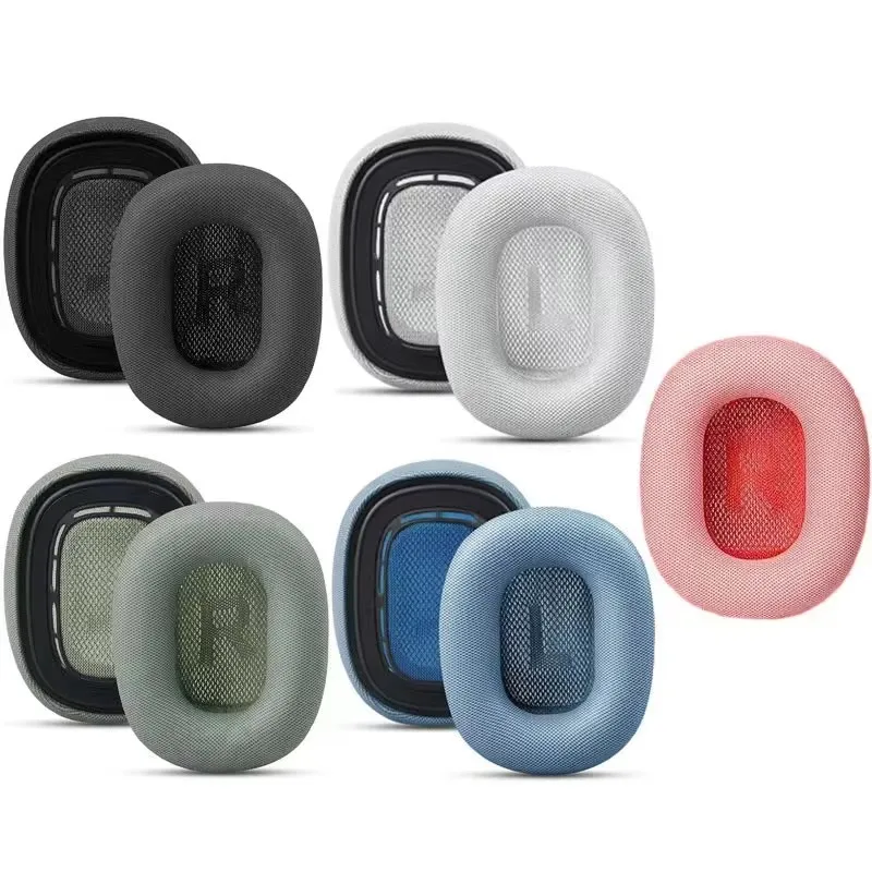Ersatz-Ohrpolster aus Original-Mesh-Gewebe für AirPods Max Kopfhörer, magnetische Ohrpolster, Kopfhörer-Ohrenschützer, Kissen