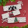 5-pack oblique month three-star Christmas towel, quick drying, absorbent, no fading, no shedding of hair, no shedding of fluff, 4