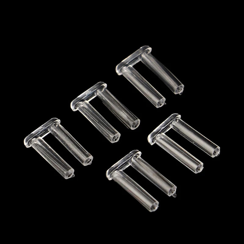 100 Teile/satz Doppel Gummi Stecker Für Rahmenlose Gläser Ersatz Schnalle Für Brillen Gläser Ausrüstung Zubehör – Detail 8