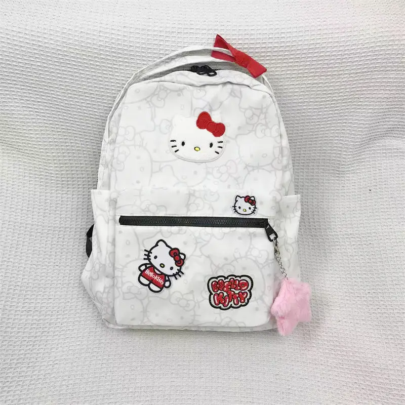 New Kawaii Hello Kitty Y2K Schoolbags Cute Girls Backpack Large Capacity Backpacks Bolsas Para Mujeres Mochila for Girls Student