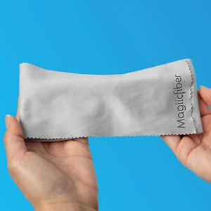 MagiicFiber Glasses Cleaning Cloth Bag (4 Pieces, Soft) Can Be Used for Glasses Cleaning, Soft Glasses Case, Sunglass Bag