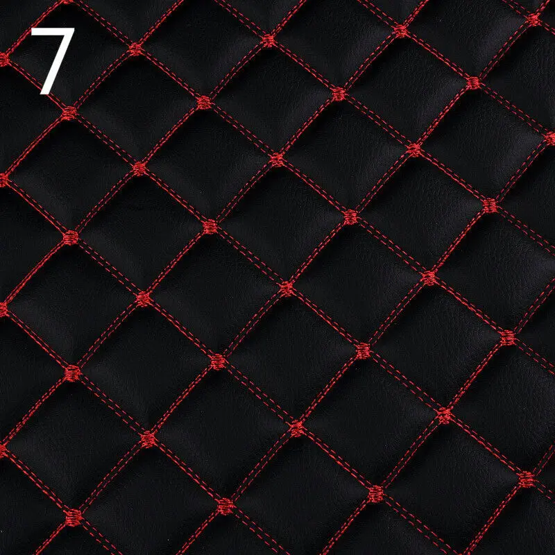 Luxurious Quilted Faux Leather Fabric for Interior Décor and Upholstery