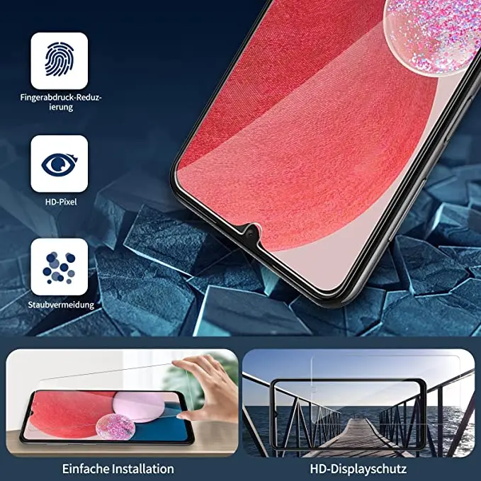 5 Stück gehärtetes Glas für Samsung M32 M33 M34 M52 M53 M54 5G Displays chutz folie – Detail 5
