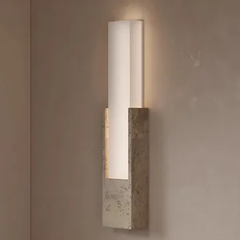 Natural Cave Stone Wall Lamp 1