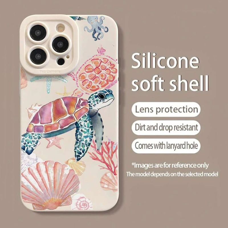Vibrant Artistic Soft Silicone Shockproof TPU Phone Case