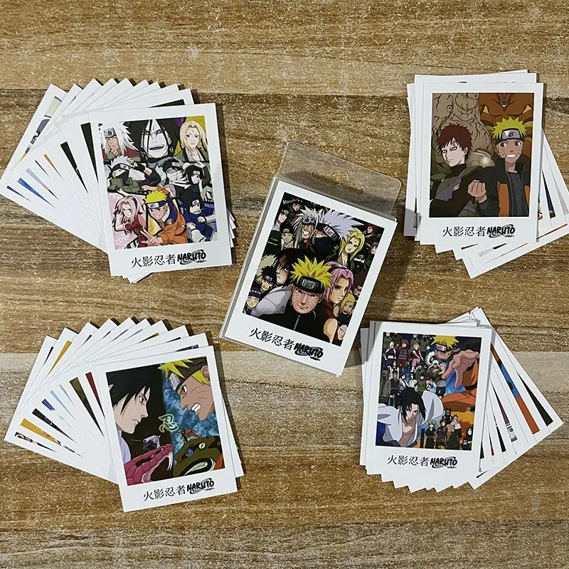 

9 Style Naruto Exquisite Lomo Cards Naruto Kakashi Sasuke Itachi Anime Surrounding 40 Message Greeting collect Card fan toy gift