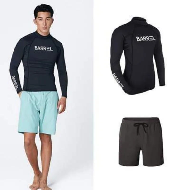 Diving Suit Men Quick Drying Surfing Suit Outdoor Water Ski Split Long Sleeved Sun Protection Snorkeling Swimsuit surfing swimsuit