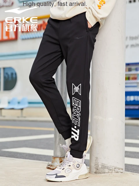 summer men pants sports print letter Chinese character casual
