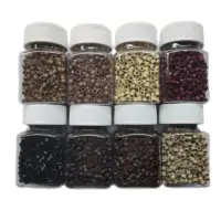 4.0mm Silicon lined Micro Rings Silicone Links Beads For Feather Shoe lace I tip stick Hair Extension tools 2