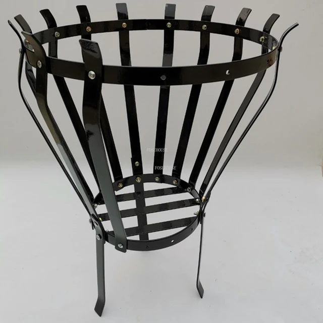 Tábortűz Party Tűz Gödrök Kültéri Kemping Kemence Máglya Kályha Grill Állvány Háztartási Udvar Faszén Fűtési Tűzhely - Image 5