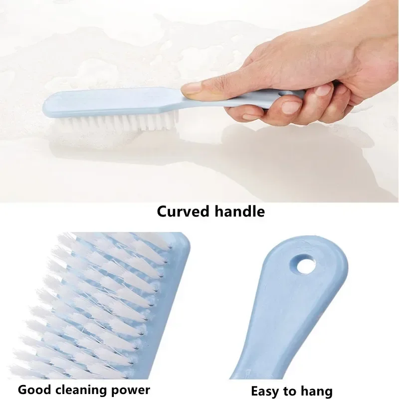 Soft-bristled Shoe Brush Multifunctional Cleaning Brush Clothes Shoe Clothing Board Shoe Cleaner Kitchen Bathroom Cleaning Tool 4