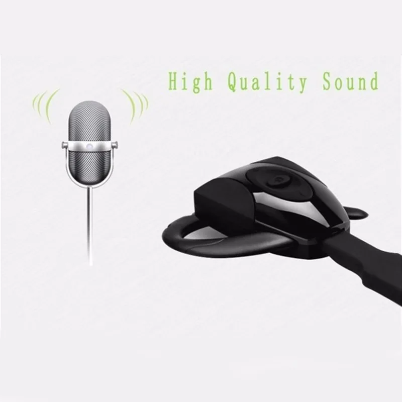 Business Bluetooth Headset With Microphone  Bluetooth Handsfree Headset Rechargeable Long Standby Driving Car High Sensitivity
