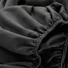 100% Cotton Fitted Bed Sheet with Elastic Band Solid Color Anti-slip Adjustable Mattress Cover for Single Double King Queen Bed 5