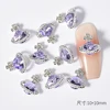 10Pcs Planet Nail Rhinestones 3D Nail Charm Alloy Jewelry Gems Bulk Glitter Diamond Nail Parts Manicure DIY Art Decoration JE790 4