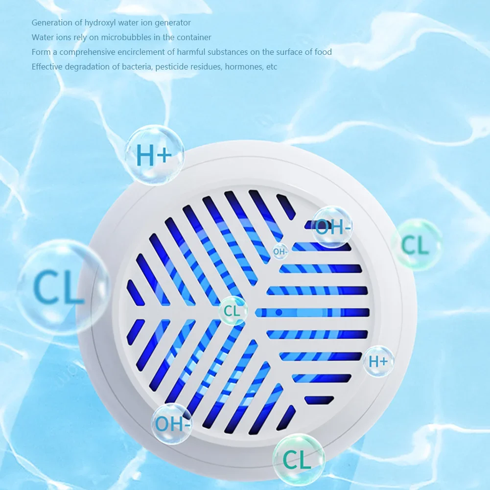 Protable Fruit Vegetable Washing Machine Wireless Food Fruit Cleaner For Outdoor Picnic Food Purifier Kitchen Accessories