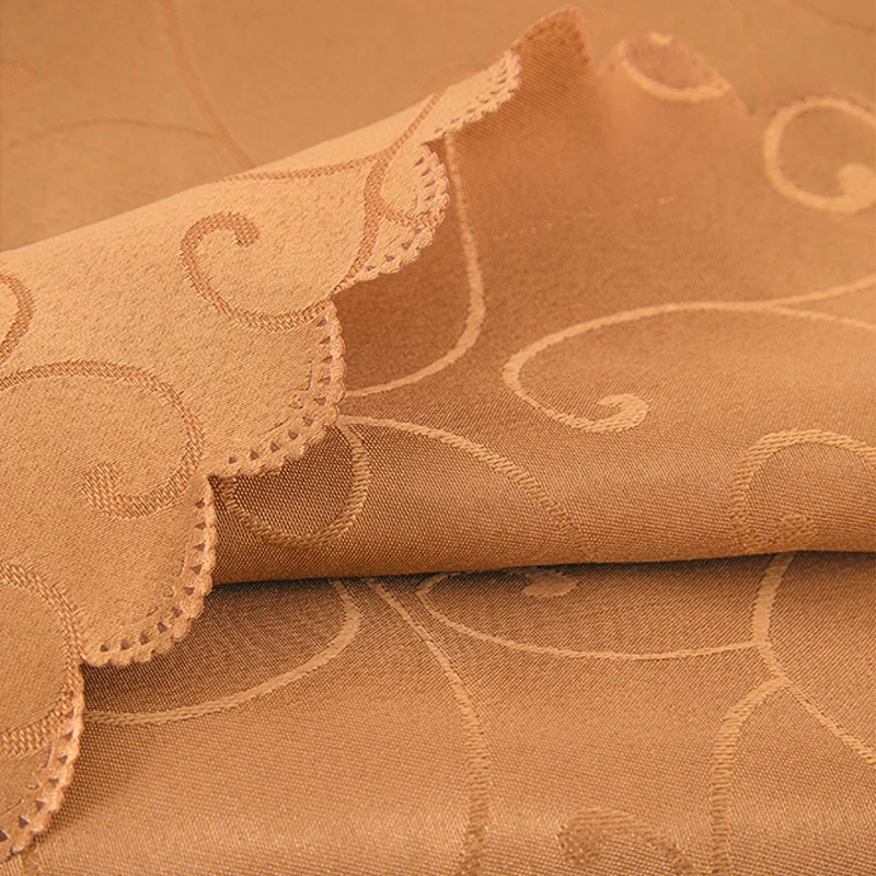 Polyester Table Napkins Jacquard Damask Cloth Napkins Wedding Decoration Table Mats Event Hotel Party Supplies 10pcs 48 x 48cm
