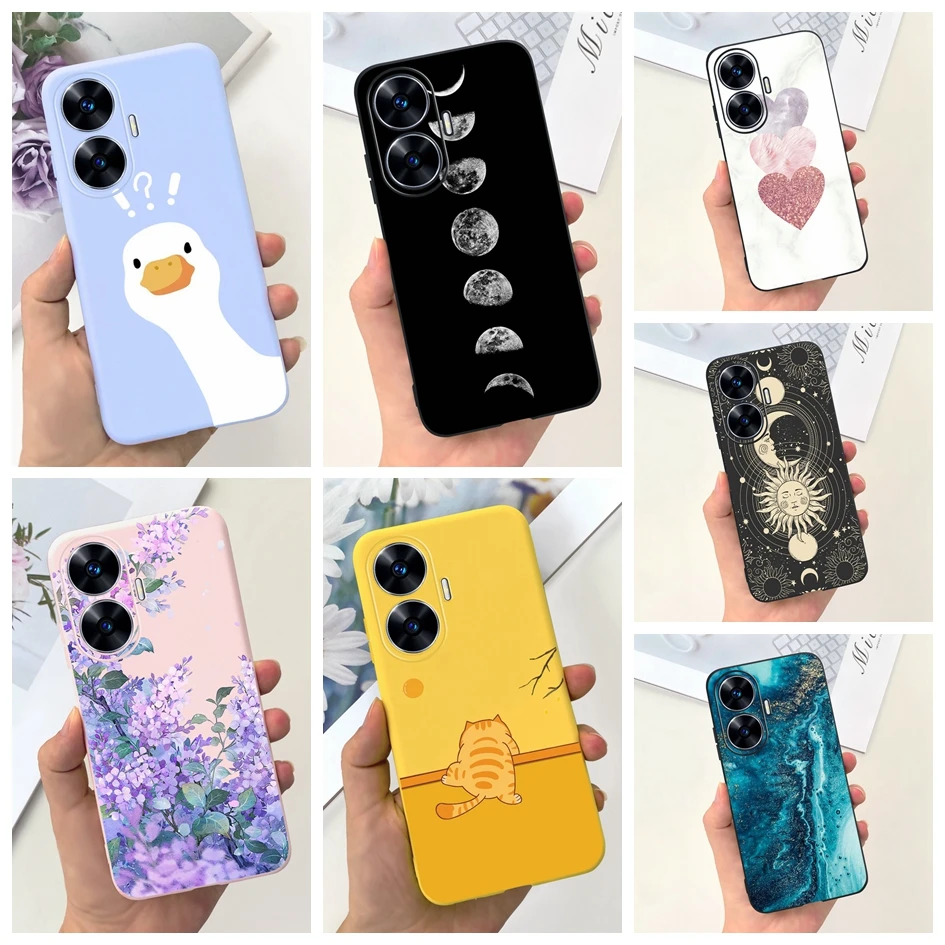 Cute Cartoon Flower Silicone Phone Case - Soft Slim Shockproof Bumper