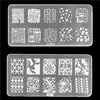Nail Stamping Plates Lace Flower Pattern Art Stamp Template Image Plate Stencil Nails Tool Random Send 2