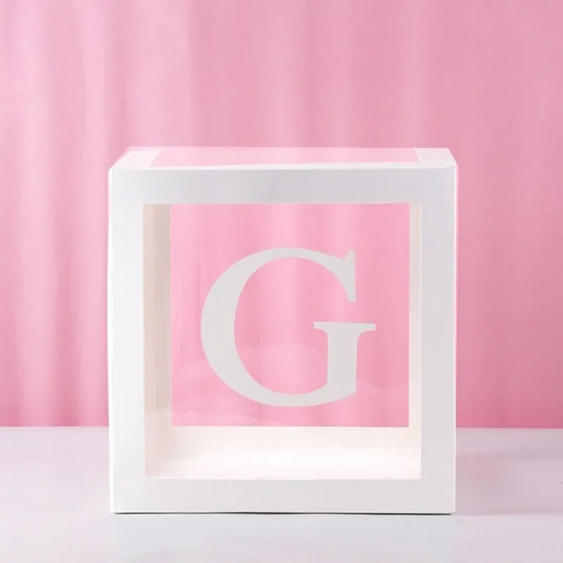 Clear Balloon Box for Baby Shower, Birthday, or Wedding Party Decorations