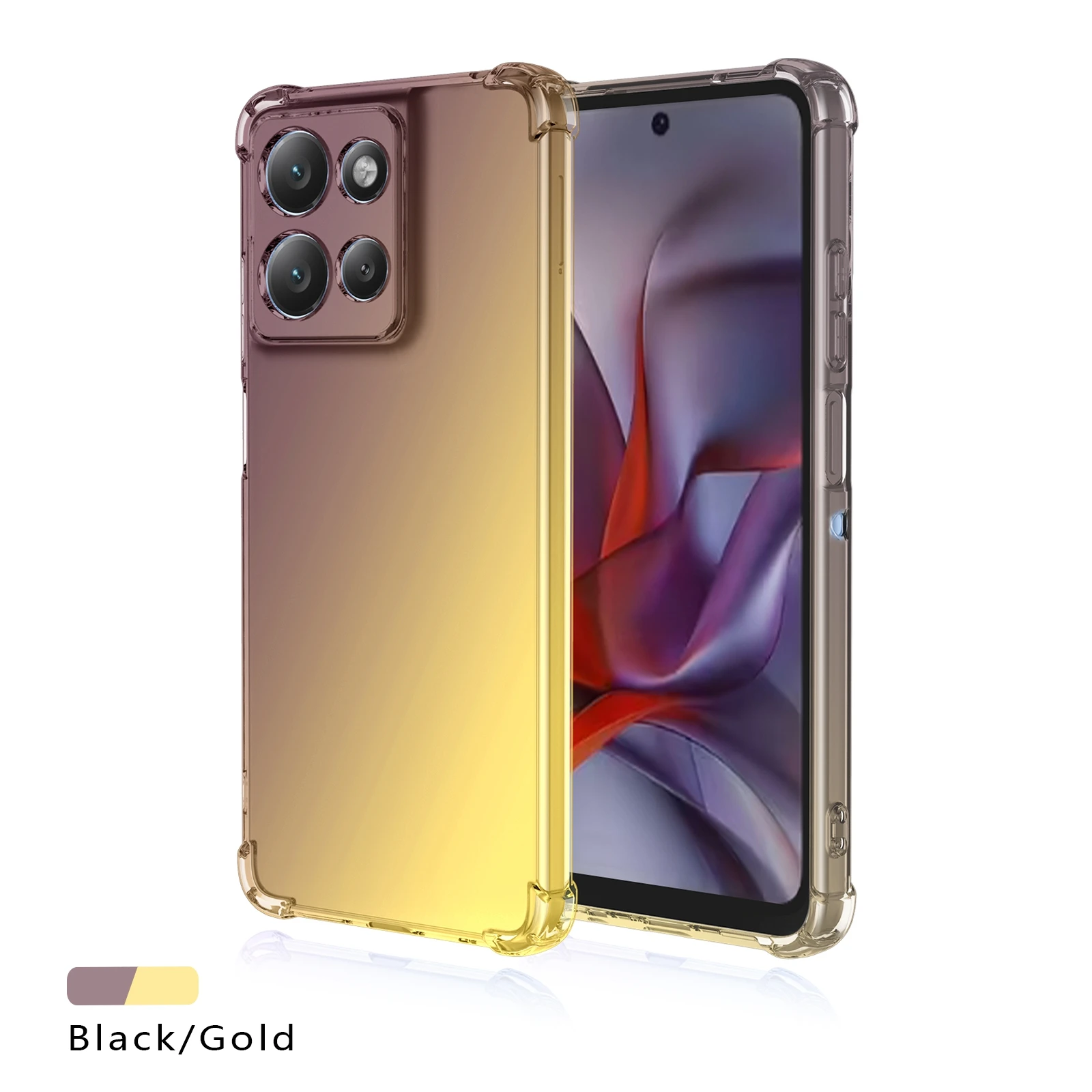Shockproof Gradient TPU Protective Phone Case