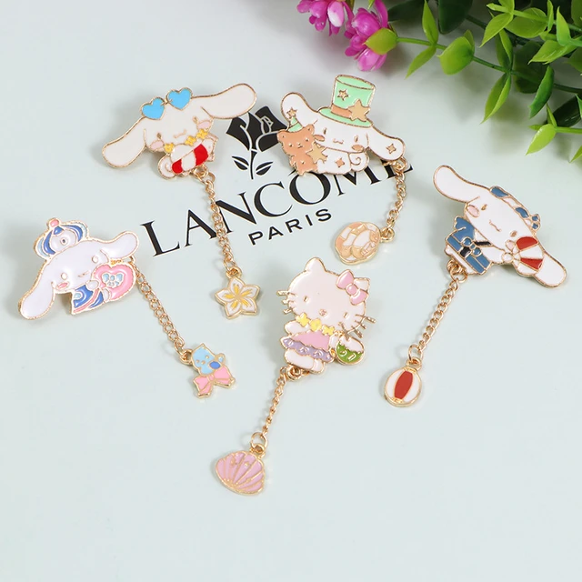 Kawaii Sanrio Cinnamoroll Brooch Metal Constellation Brooch Anime