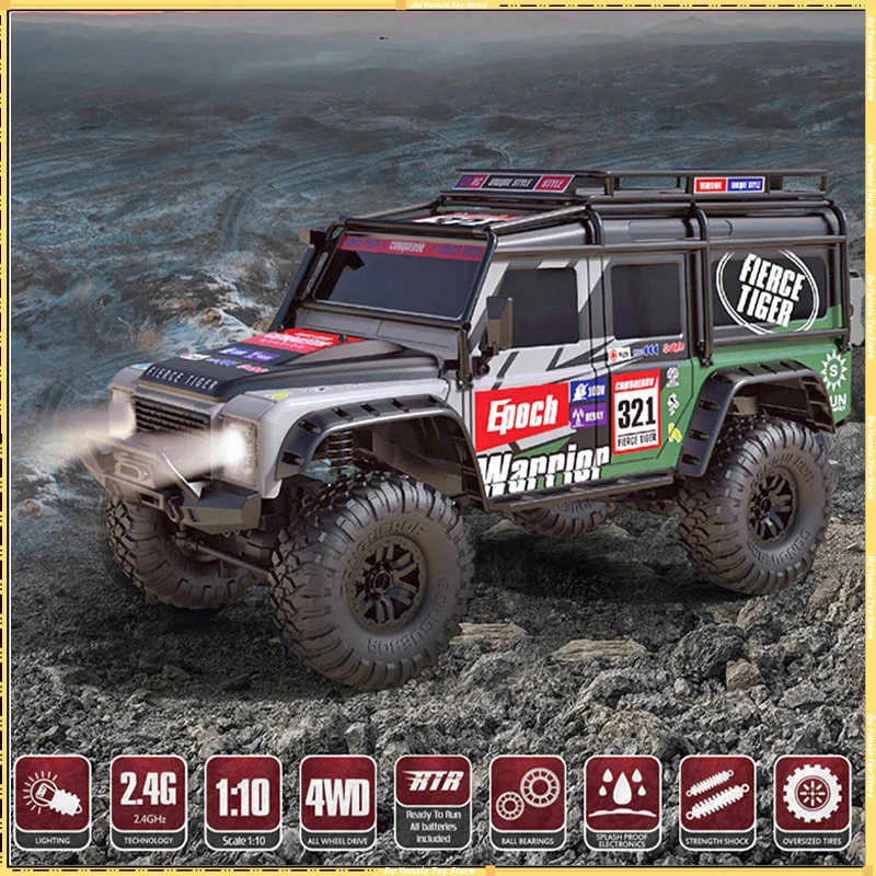 Hb Zp1005 Rc 자동차 1/10 풀 체중계 4wd 오프로드 클라이밍 레이싱 충전식 장난감 자동차 모델, 성인 어린이 생일 선물, 크리스마스 선물