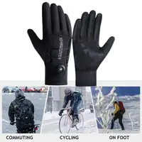 Winter Warm Gloves for Men Women Extended Thickened Windproof and Waterproof Sports Touchscreen Skiing Cycling Gloves