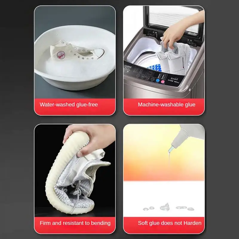 Shoe Repair Glue Strong Adhesion Good Wear Resistance Waterproof Strong Stickiness Repair Tool repair glue