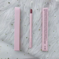 Private Label Pink Lip Liner Pencil Custom Logo Bulk 18-color Cosmetic Multi-functional Waterproof Pigment Lipstick Pen Makeup 2